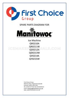 Manitowoc QY0214A Spare Parts Diagram