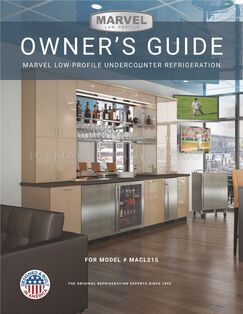 Marvel MACP215IS01B Owners Manual