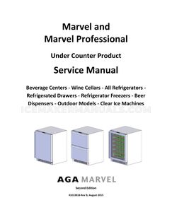 Marvel ML15CPP3LP Service Manual