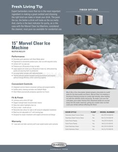 Marvel MLCP215IS01B Spec Sheet