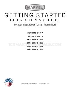 Marvel MLCR215IS01A Getting Started Guide