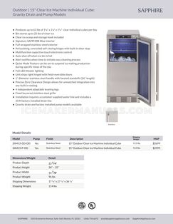 Sapphire SIIM15GDOD Spec Sheet