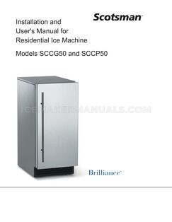 Scotsman SCCP30MA-1SU Owner's Manual