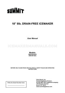 Summit BIM18SS User Manual