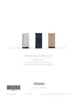 True Residential TUIADA15LSAO User Manual