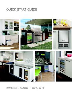 U-Line UCLR1215W40B Quick Start Guide