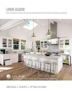 U-Line UCLR1215W40B User Guide