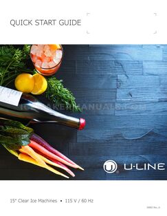 U-Line UHCL115SS01A Quick Start Guide