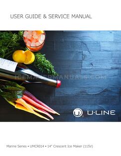 U-Line UMCR014WC01A User Manual