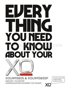 XO XOUIM1565S User Guide